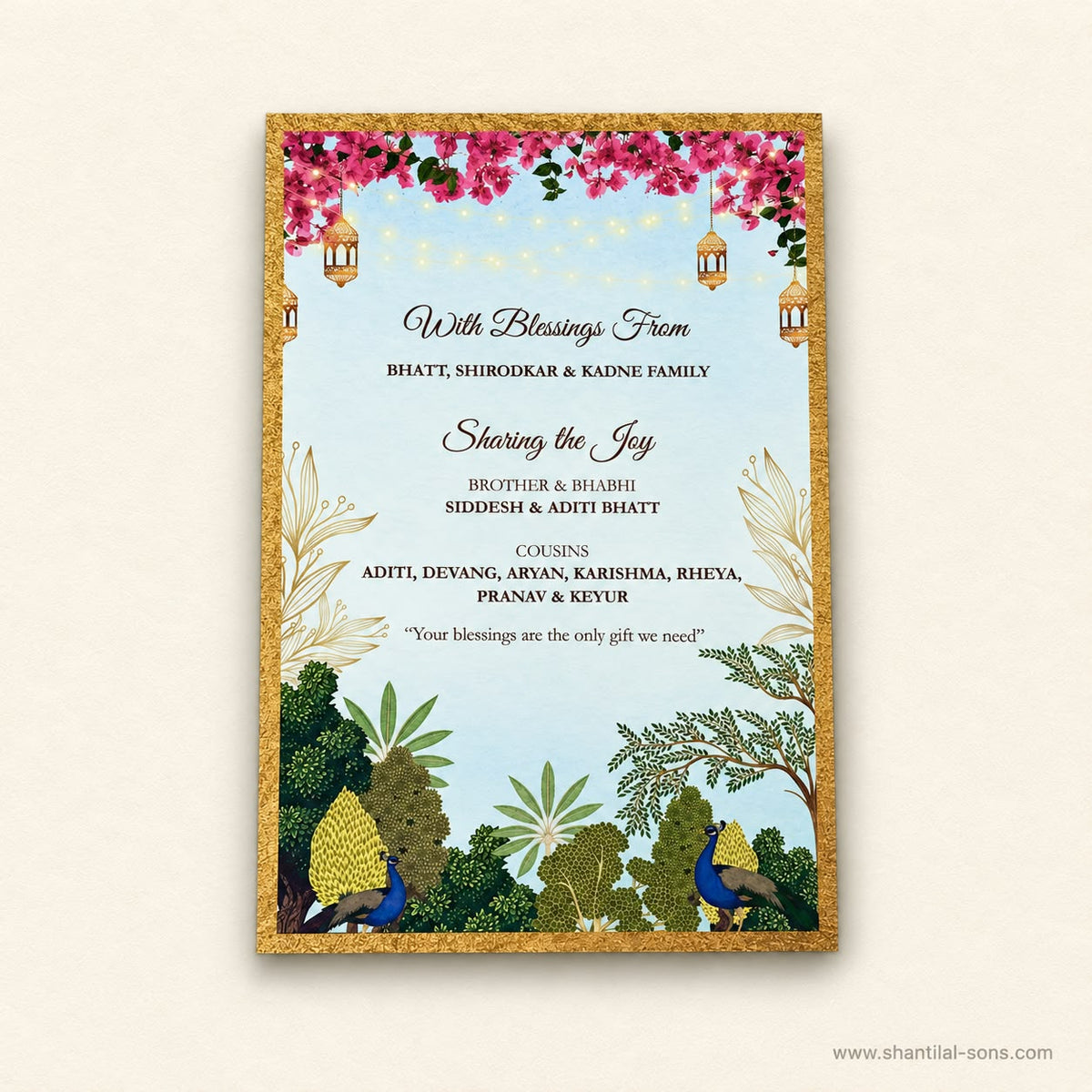 Royal Wedding Invitation | SS - 2068