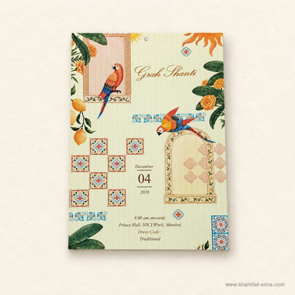 Pichwai Wedding Invitation | SS - 2065