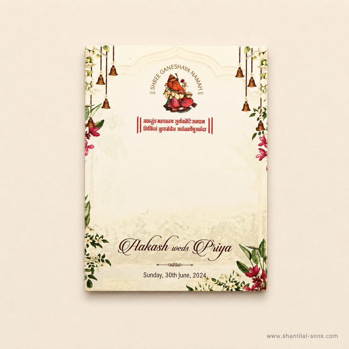 Harmonious Fusion: Designer Pastel Card | SS - 8017