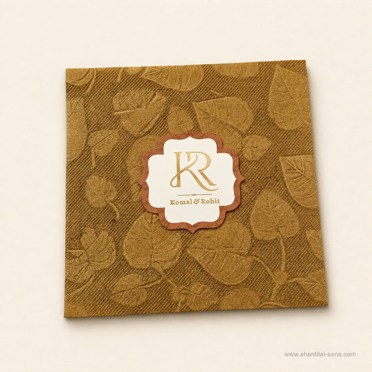 Traditional Handmade Paper Wedding Invitation | SS - 2006
