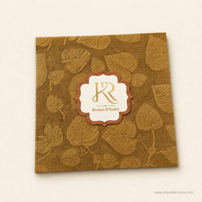 Traditional Handmade Paper Wedding Invitation | SS - 2006