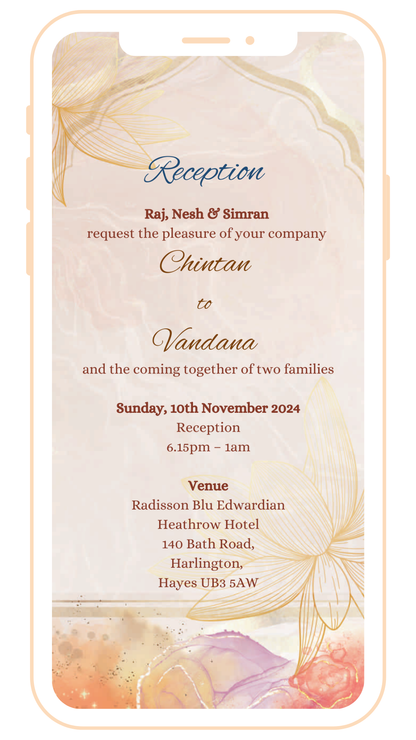 Traditional Digital Einvite | E-108