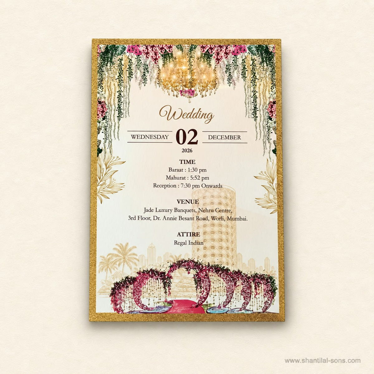 Royal Wedding Invitation | SS - 2068