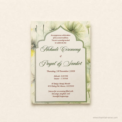 Floral Wedding Invitation | SS - 2012