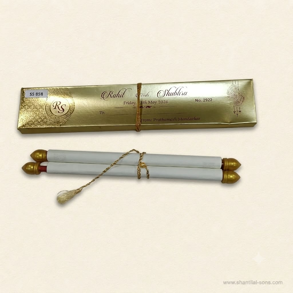 Elegant Scroll Invitation | SSR- 64