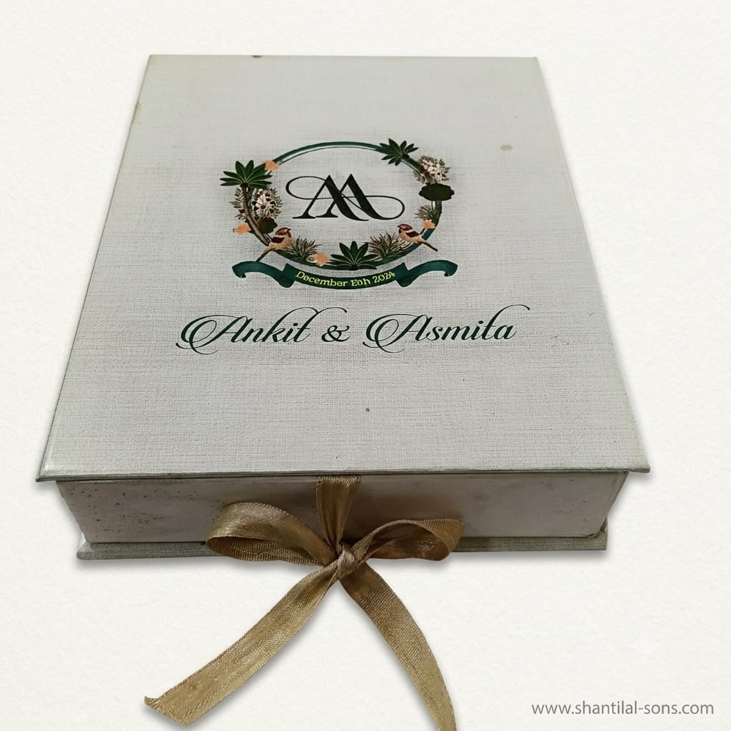 Jute Wedding Invitation Folder | SS-8100