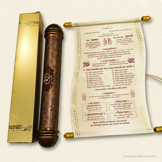 Elegant Scroll Invitation | SSR- 73