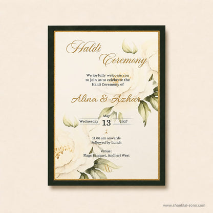 Muslim Wedding Invitation | SS - 2057