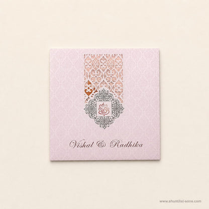 Lasercut Wedding Cards in Pastel theme |  SS - 9008