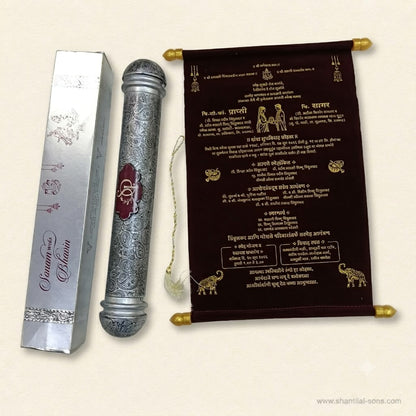 Elegant Scroll Invitation | SSR- 68