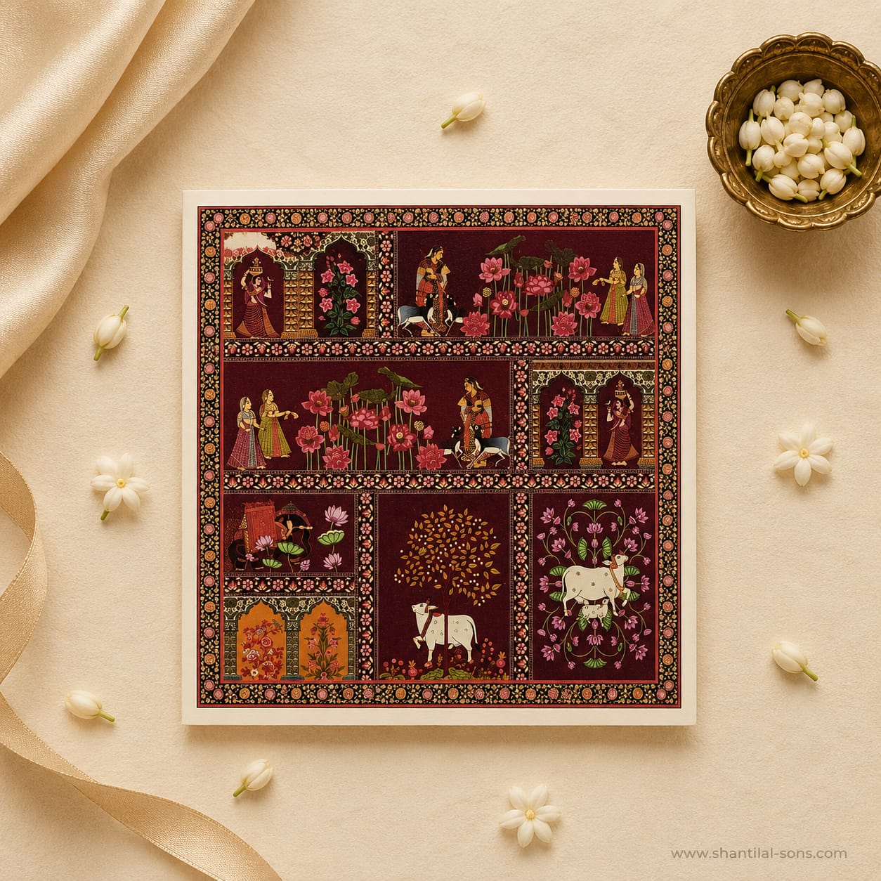 Heritage Box Wedding Invitation |SS-3523