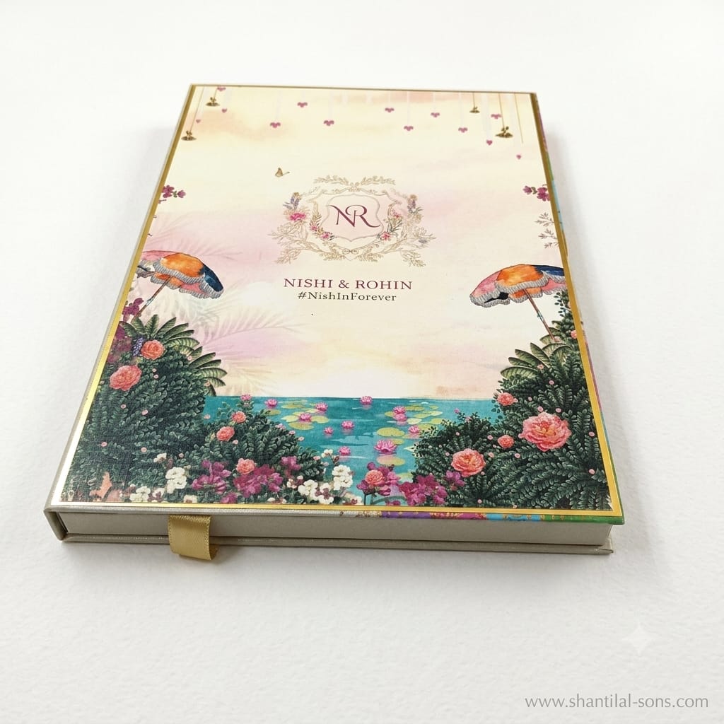 Floral Box Wedding Invitation | SS-4034