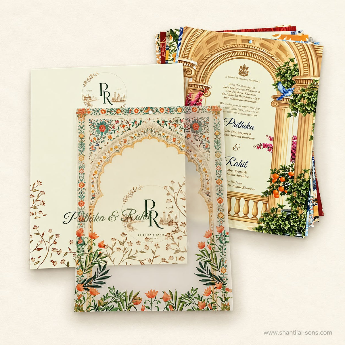Pichwai Wedding Invitation | SS - 2065