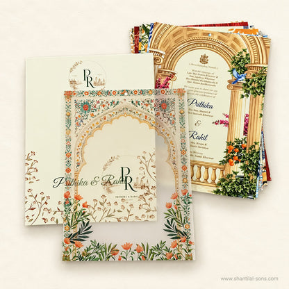 Pichwai Wedding Invitation | SS - 2065