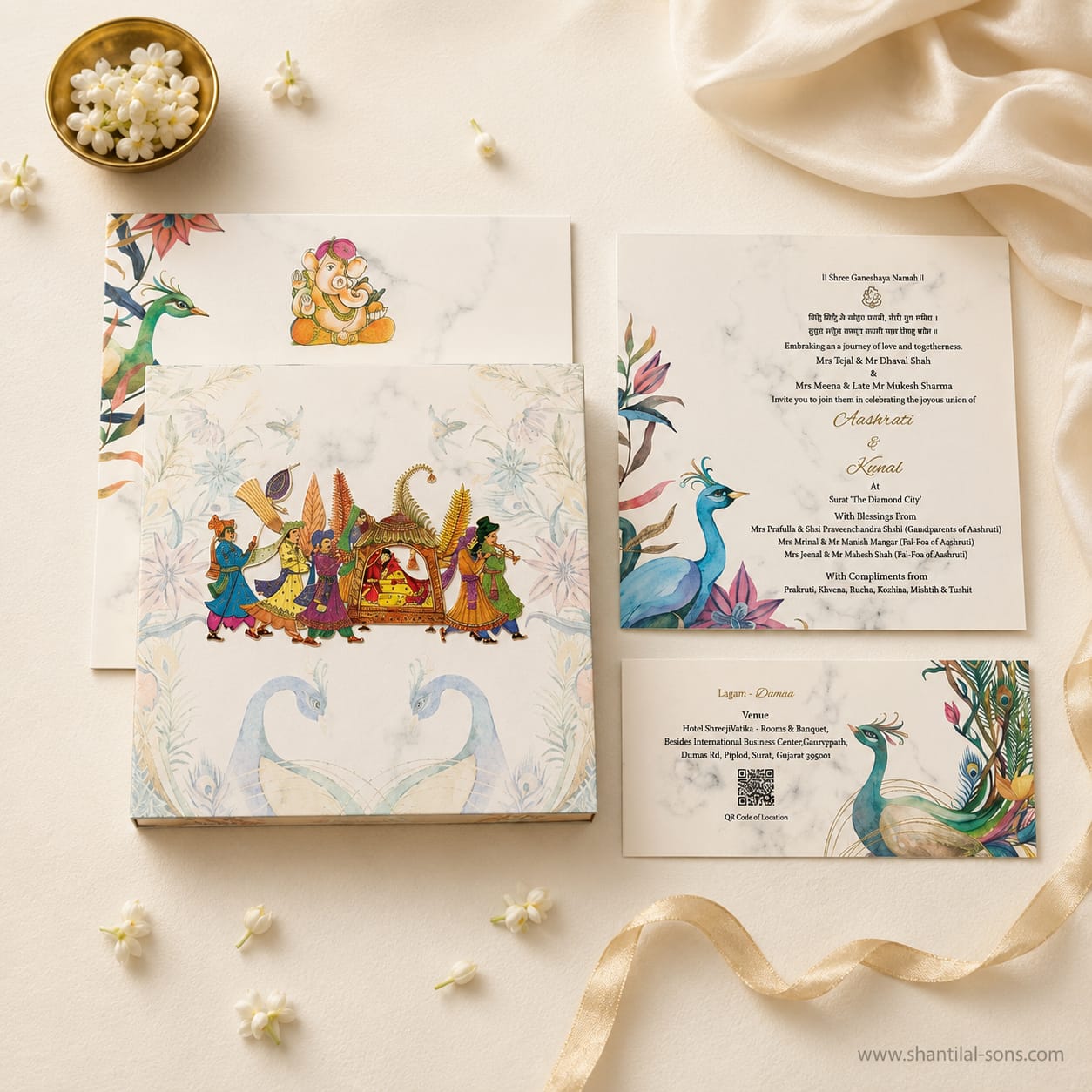 Heritage Wedding Invitation Folder | SS-3512
