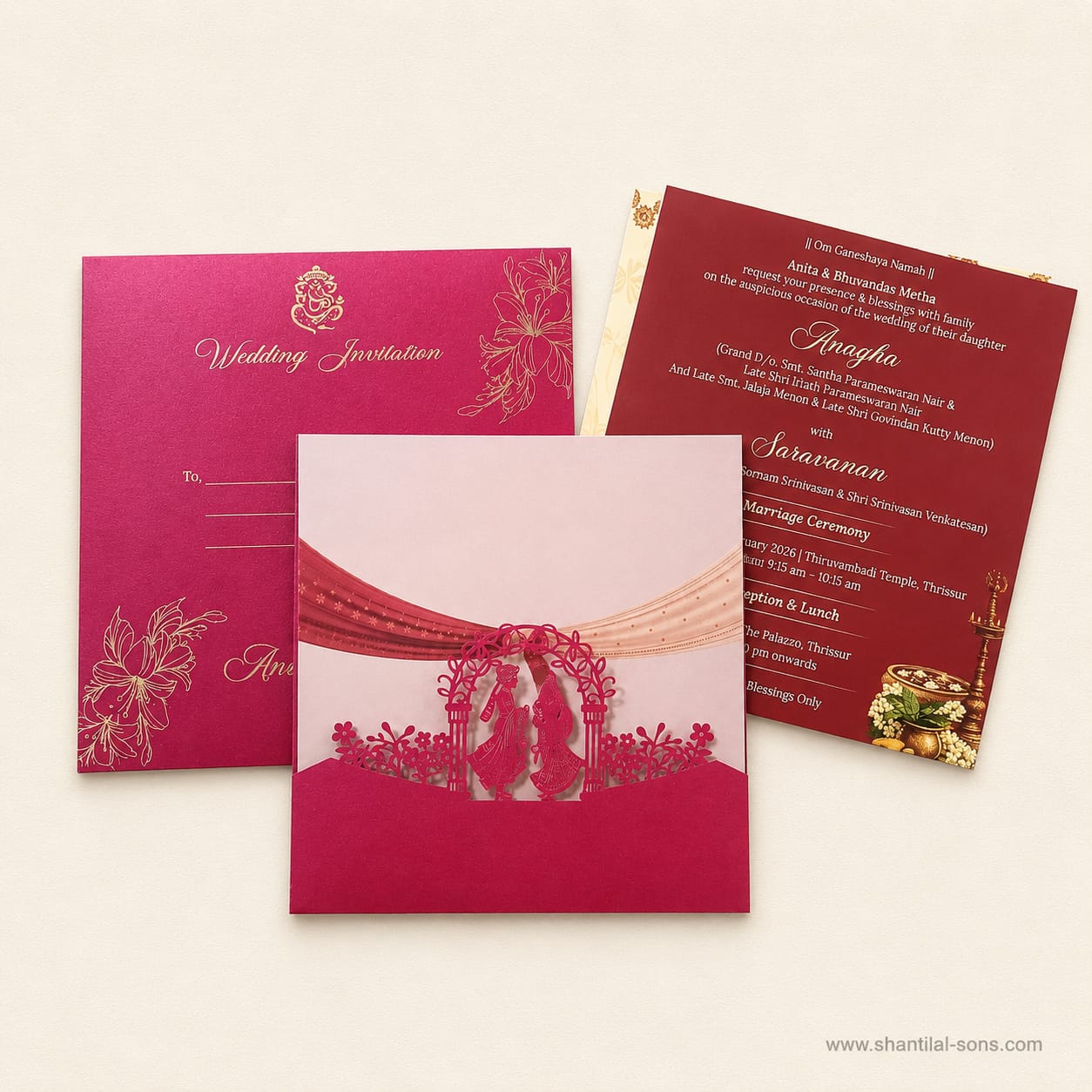 Elegant Wedding Invitation | SS - 2048