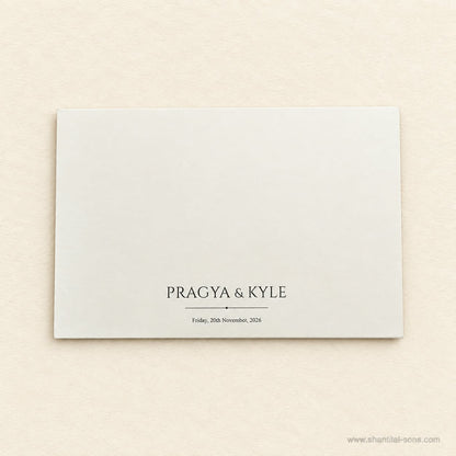 Minimal Wedding Invitation | SS - 2060