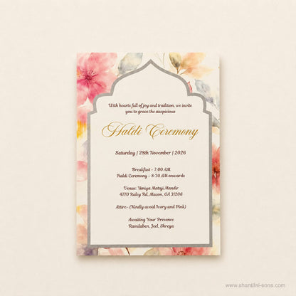 Floral Wedding Invitation | SS - 2012