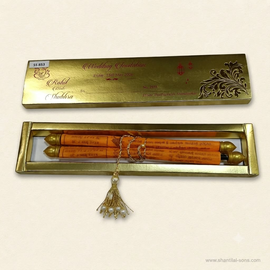 Elegant Scroll Invitation | SSR- 59