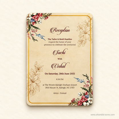 Royal Wedding Invitation | SS - 80180