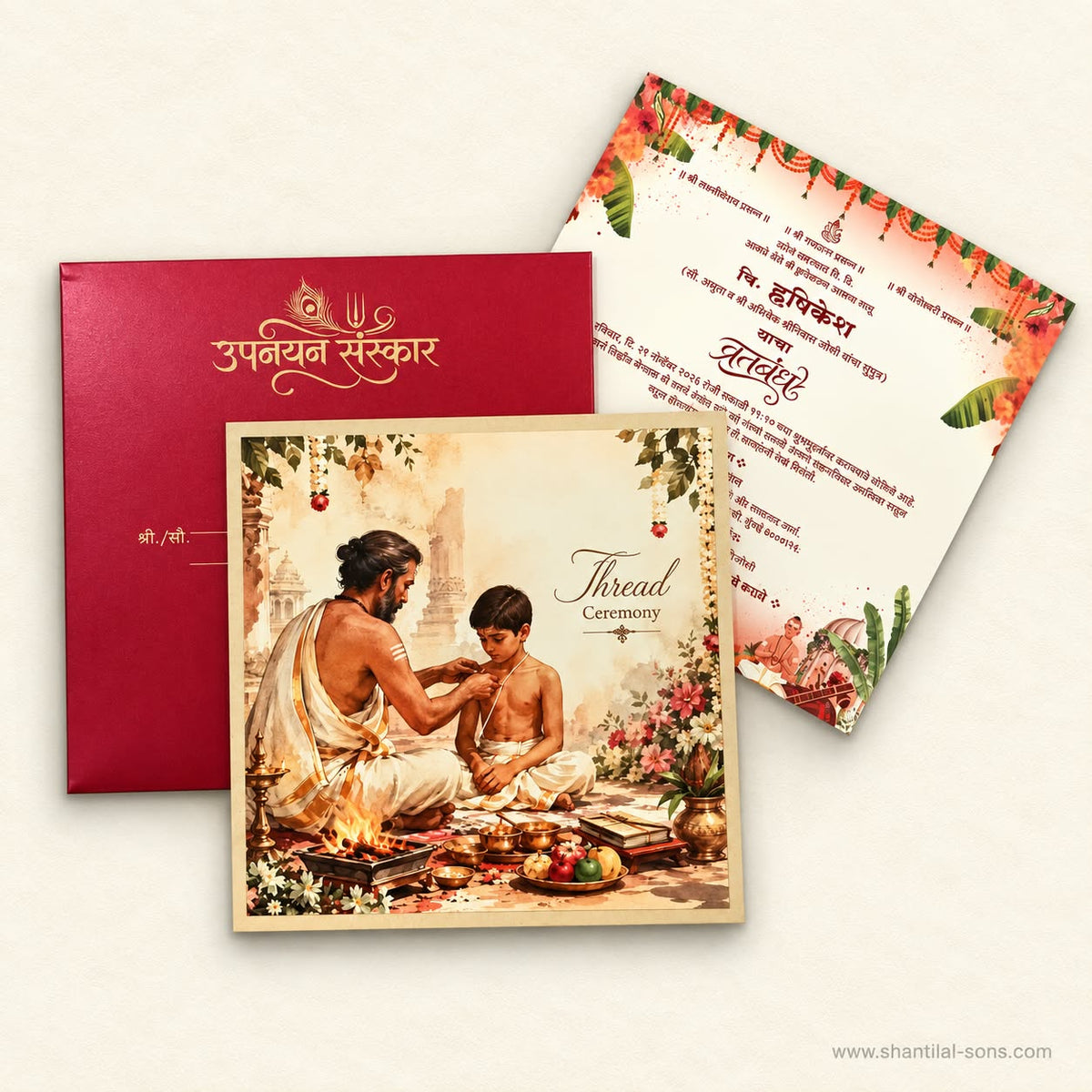 Traditional Wedding Invitation | SS - 2059
