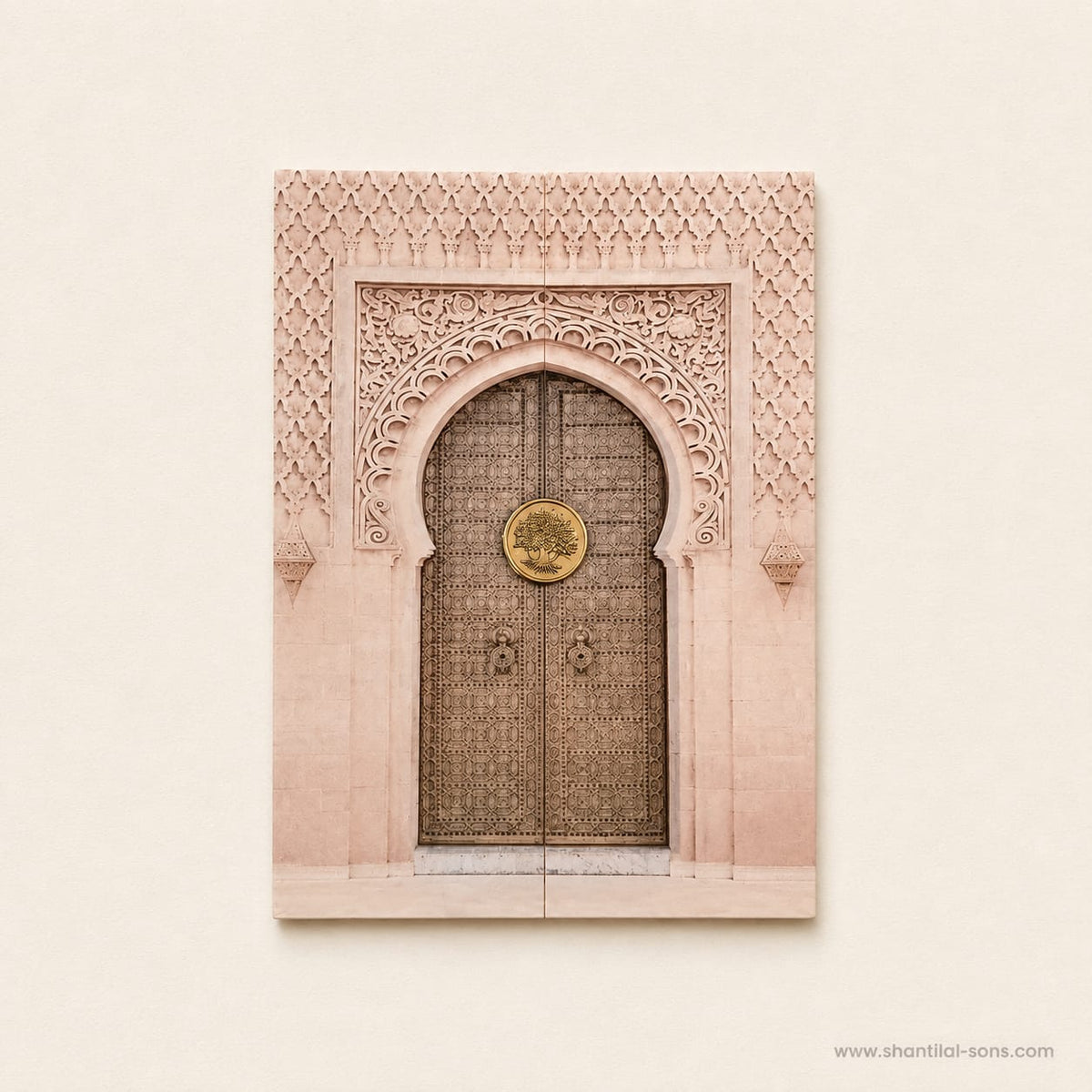Royal Heritage Door Theme Wedding Invitation | SS-8134