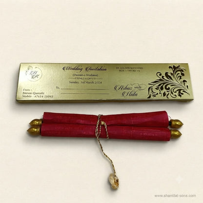Elegant Scroll Invitation | SSR- 57