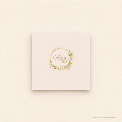 Petal Shaped Creative Wedding Invitation |  SS - 8020