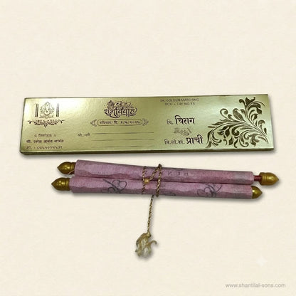 Elegant Scroll Invitation | SSR- 54