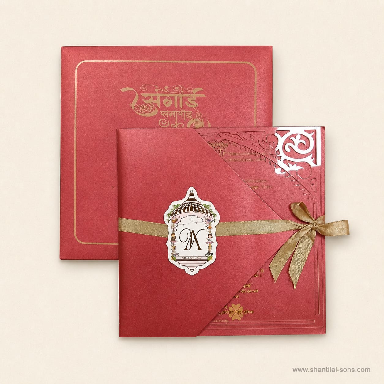 Lasercut Acrylic Wedding Invitation | SS - 80167