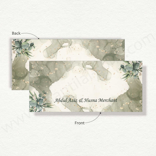 Elegant Floral Cash Envelope | G-11
