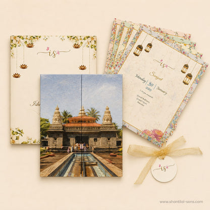 Pastel Designer Wedding Invitation | SS - 9046