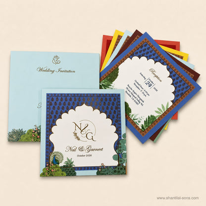 Pastel Garden Wedding Invitation |SS-8204