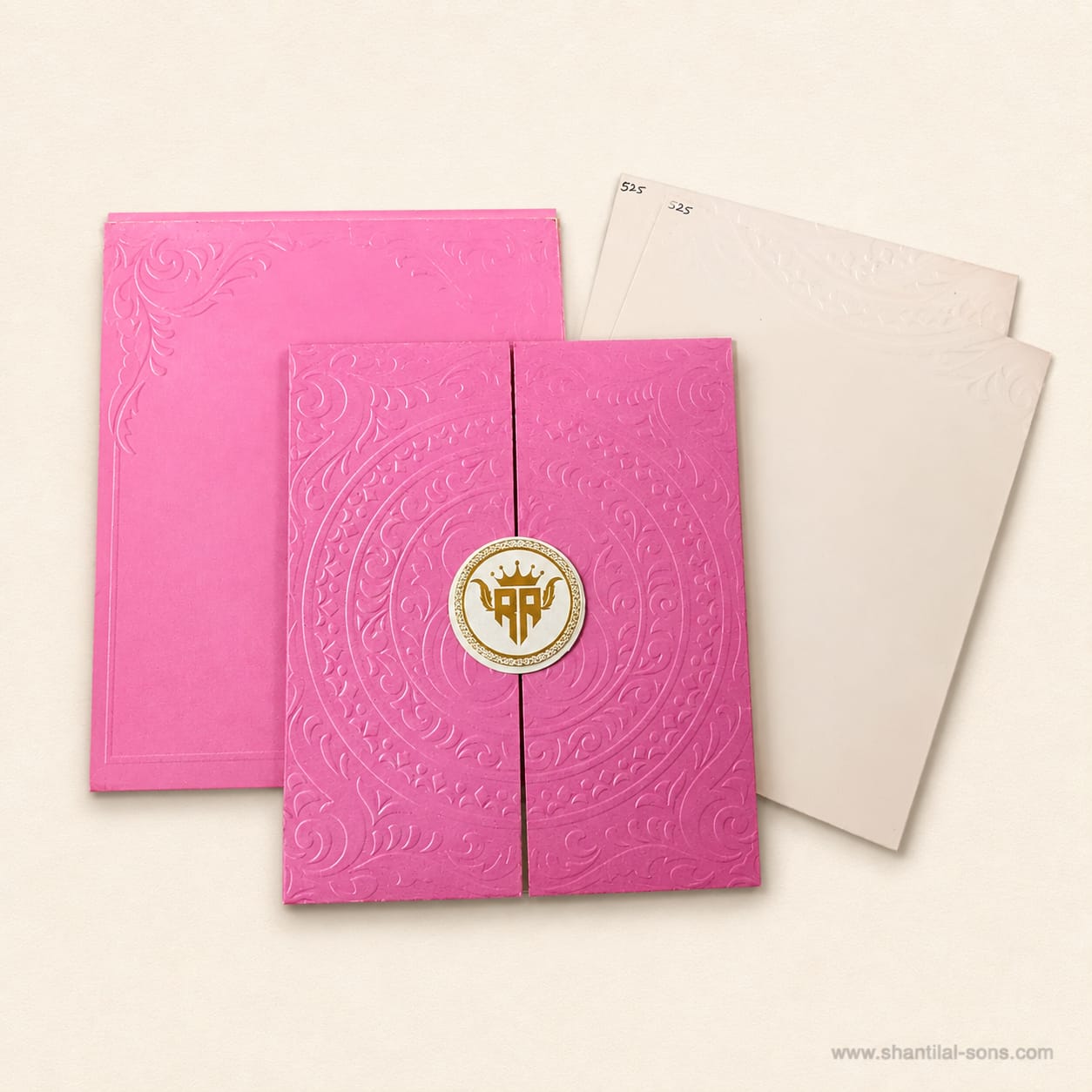 Elegant Pink Wedding Invitation  | SS- 3021