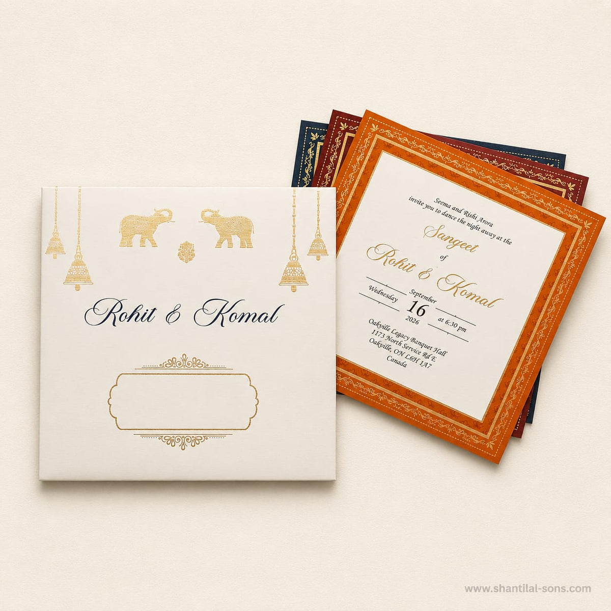 Heritage Traditional Wedding Invitation | SS - 80184