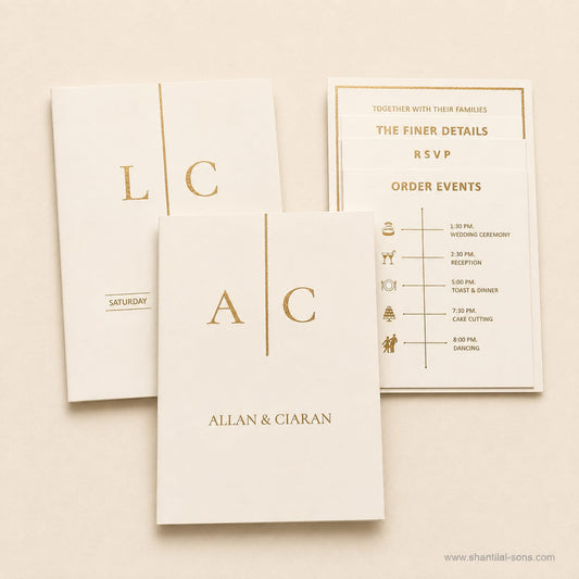 Minimal Premium Wedding Invitation | SS - 2032