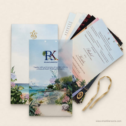 Theme Based Designer Wedding Invitation | SS - 8209