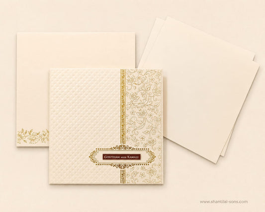 Traditional Wedding Card on Sale | SS - 1028