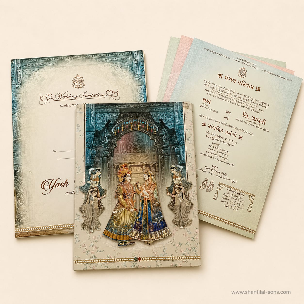 Traditional Wedding Card on Sale | SS - 1030