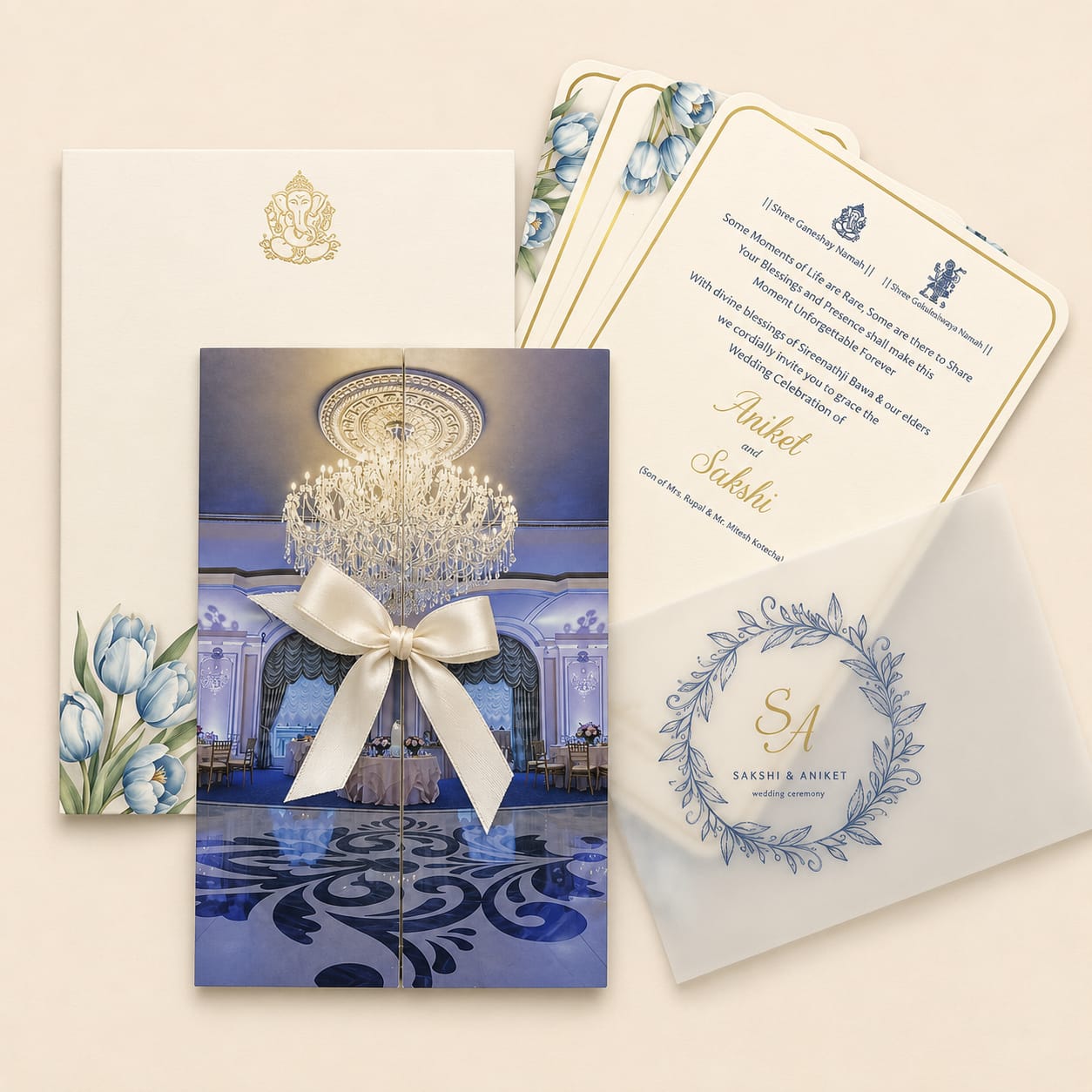 Elegant Designer Wedding Invitation | SS - 80171