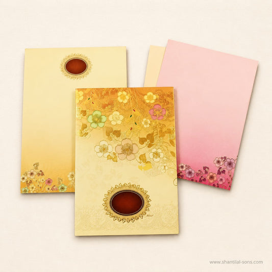 Floral Wedding Card | SS - 4064