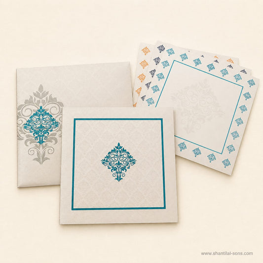 Floral Wedding Card | SS - 4021
