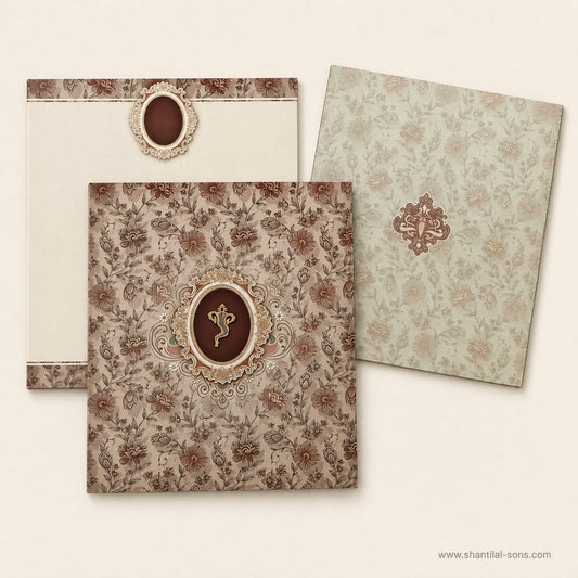 Floral Wedding Card | SS - 1014