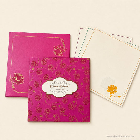 Floral Wedding Card | SS - 3006