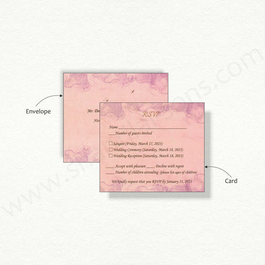 Designer RSVP Card | R - 1