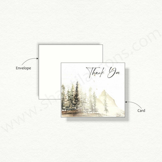 Designer Thank You Card | R - 6