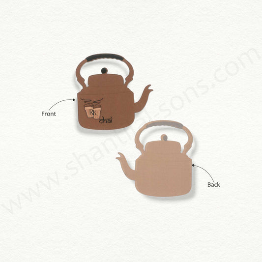 Customizaed Designer Kettle shape Gift Tag | T - 9