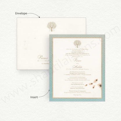 Designer Classy Wedding Card | SS - 8144