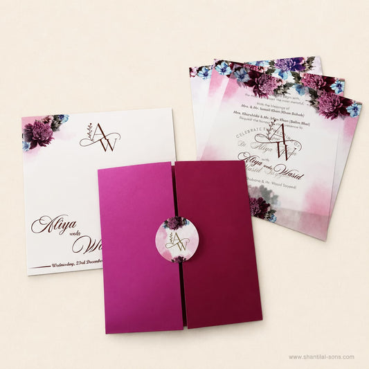 Floral Wedding Invitation | SS - 2025
