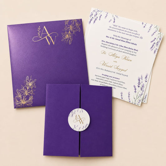 Premium Floral Wedding Invitation | SS - 2031